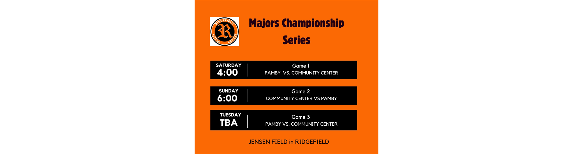Championship Weekend