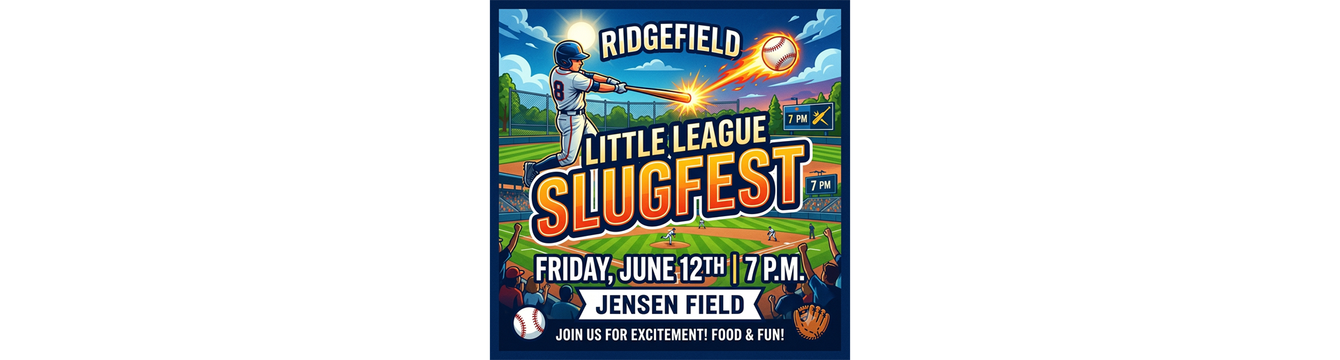 Don't Miss Slugfest this Friday, June 12th 7 pm at Jensen!